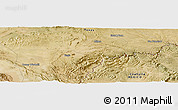 Satellite Panoramic Map of the area around 29° 44' 59" N, 102° 46' 30" W