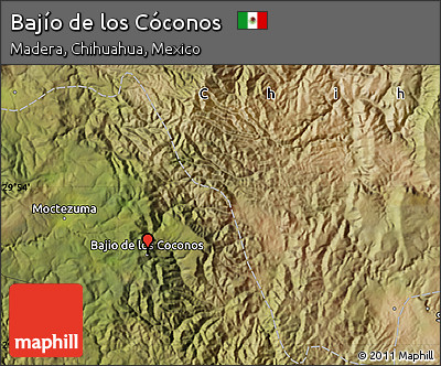 Satellite Map of Bajío De Los Cóconos