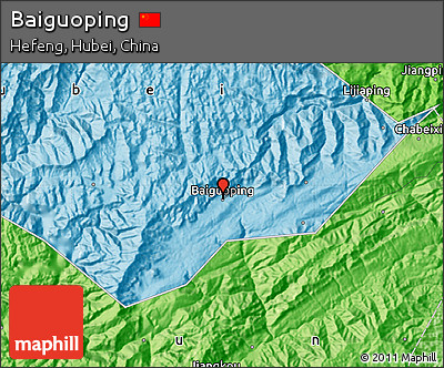 Political Map of Baiguoping