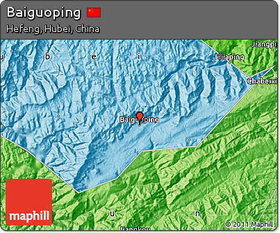 Political Map of Baiguoping