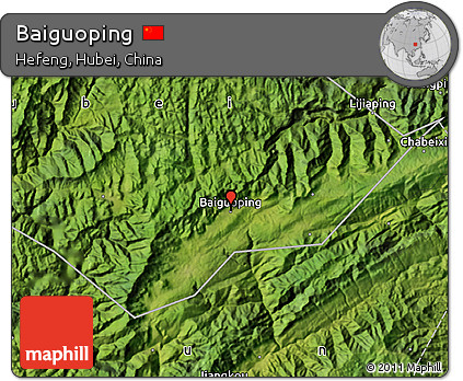 Satellite Map of Baiguoping