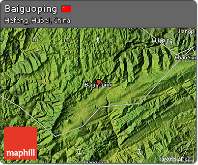 Satellite Map of Baiguoping