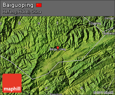 Satellite Map of Baiguoping
