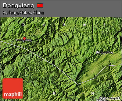 Satellite Map of Dongxiang