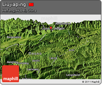 Satellite Panoramic Map of Liujiaping