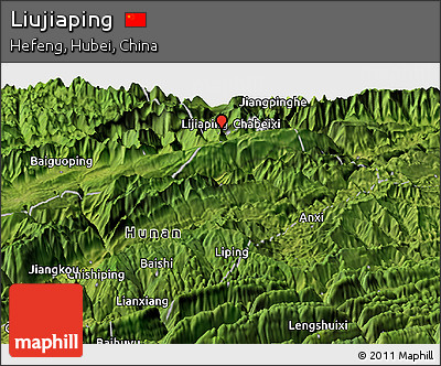Satellite Panoramic Map of Liujiaping