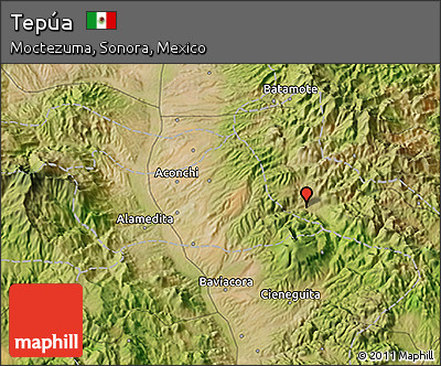 Satellite 3D Map of Tepúa