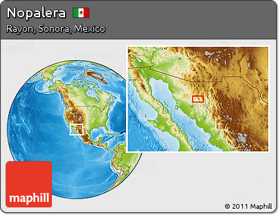 Physical Location Map of Nopalera