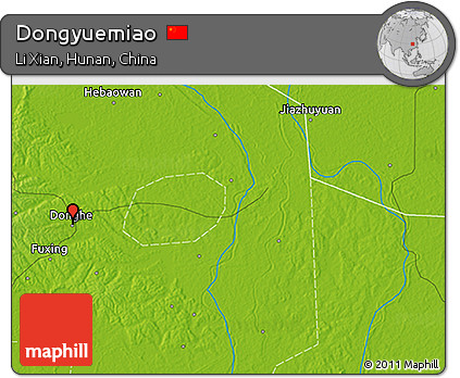 Physical 3D Map of Dongyuemiao