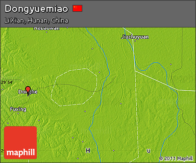 Physical Map of Dongyuemiao