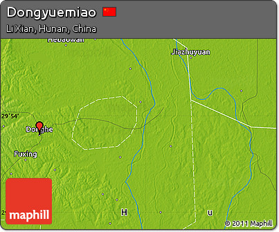Physical Map of Dongyuemiao