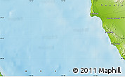 Physical Map of the area around 29° 44' 59" N, 112° 58' 29" W