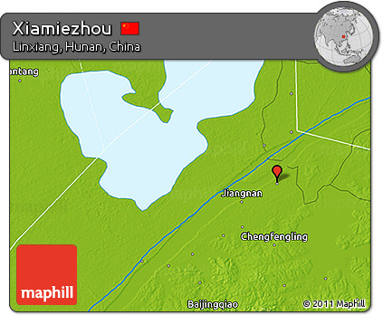 Physical 3D Map of Xiamiezhou