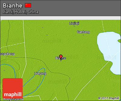 Physical 3D Map of Bianhe