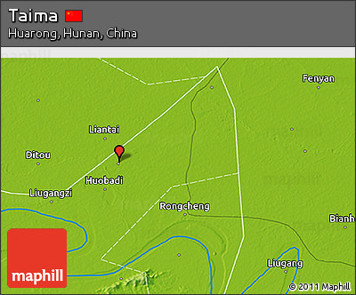 Physical 3D Map of Taima