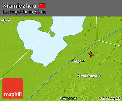 Physical 3D Map of Xiamiezhou