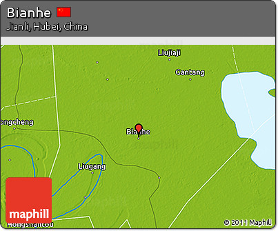 Physical 3D Map of Bianhe