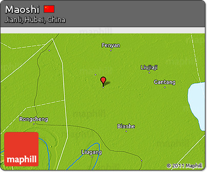 Physical 3D Map of Maoshi