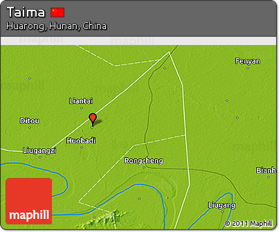 Physical 3D Map of Taima