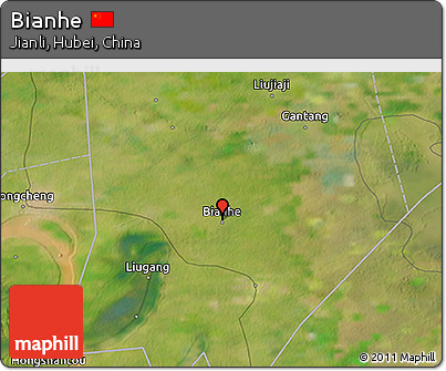Satellite 3D Map of Bianhe