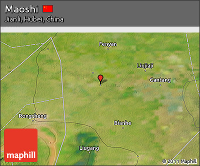 Satellite 3D Map of Maoshi