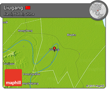 Physical Map of Liugang