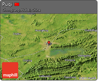 Satellite 3D Map of Puqi