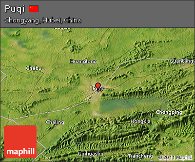 Satellite 3D Map of Puqi