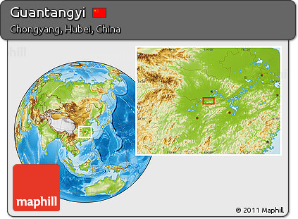Physical Location Map of Guantangyi