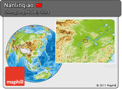Physical Location Map of Nanlinqiao
