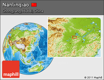 Physical Location Map of Nanlinqiao