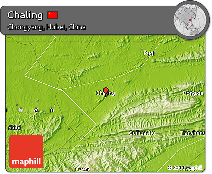 Physical Map of Chaling