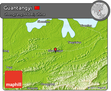 Physical Map of Guantangyi