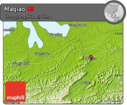 Physical Map of Maqiao