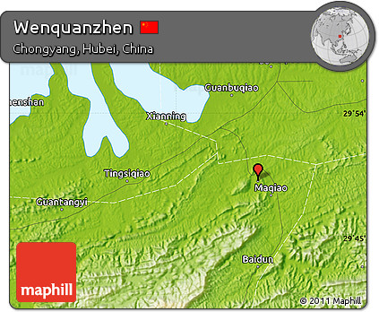 Physical Map of Wenquanzhen