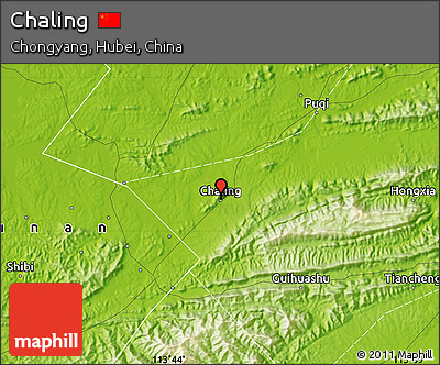 Physical Map of Chaling