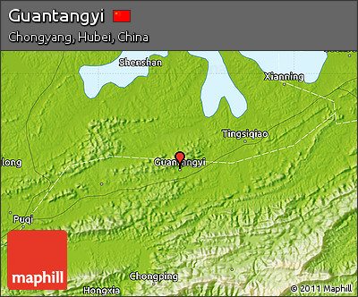 Physical Map of Guantangyi