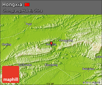 Physical Map of Hongxia