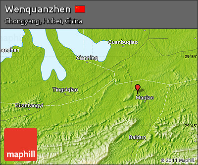 Physical Map of Wenquanzhen