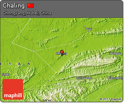 Physical Map of Chaling