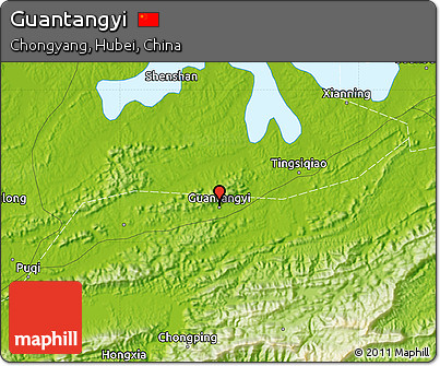Physical Map of Guantangyi