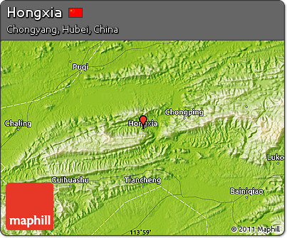 Physical Map of Hongxia
