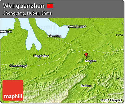 Physical Map of Wenquanzhen