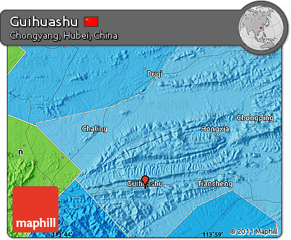 Political Map of Guihuashu