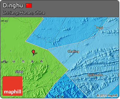 Political Map of Dinghu