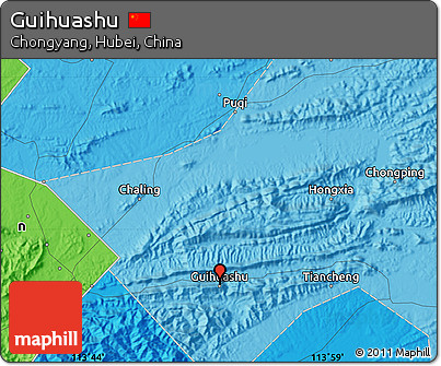 Political Map of Guihuashu
