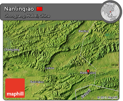 Satellite Map of Nanlinqiao