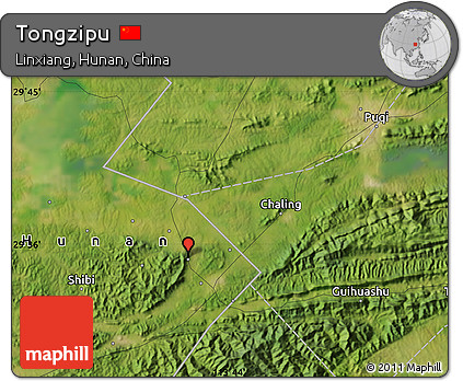 Satellite Map of Tongzipu