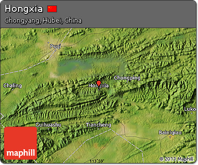 Satellite Map of Hongxia