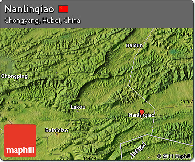 Satellite Map of Nanlinqiao